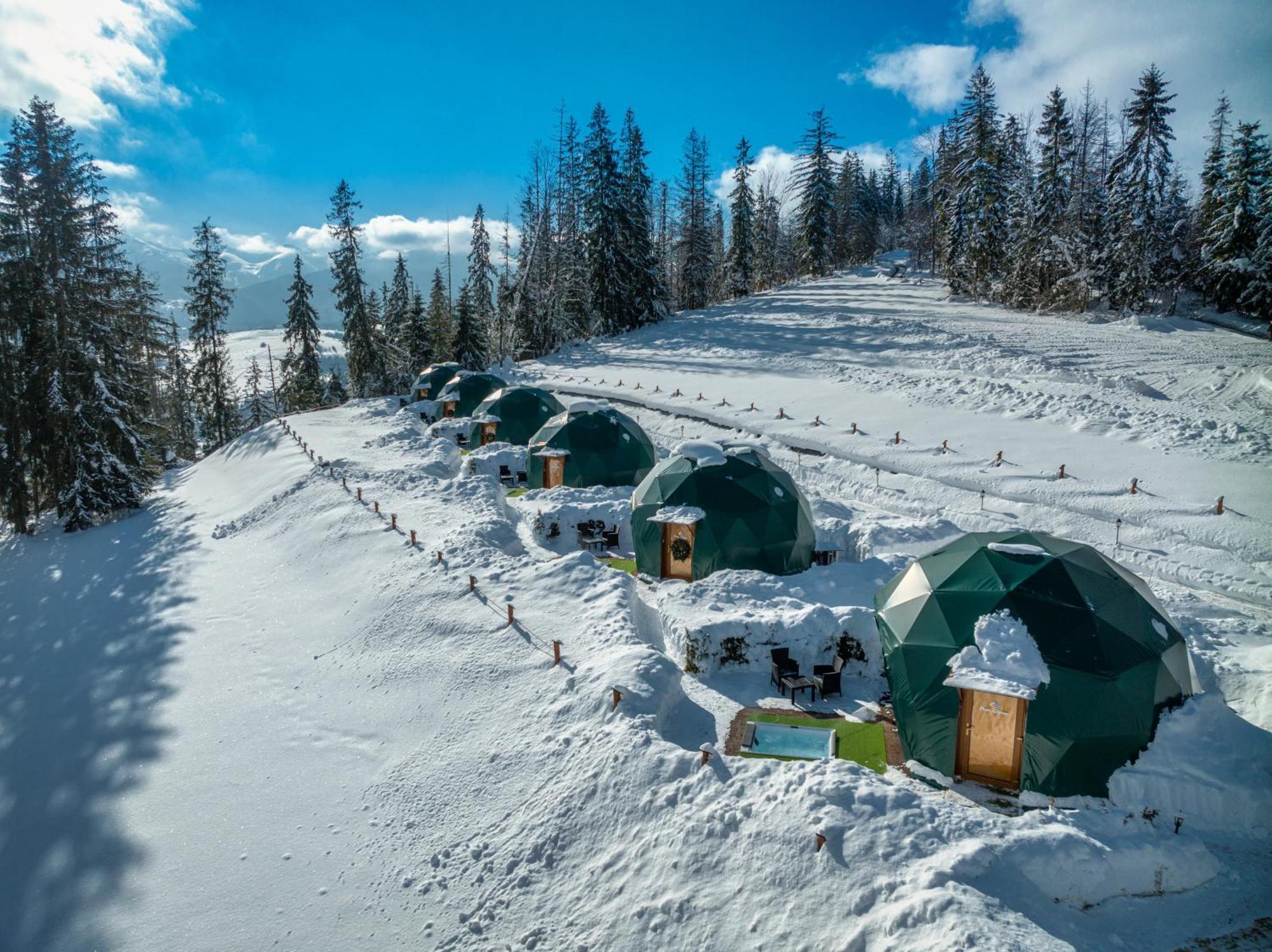 Peak Glamp & Jacuzzi Hotel Zakopane Ngoại thất bức ảnh