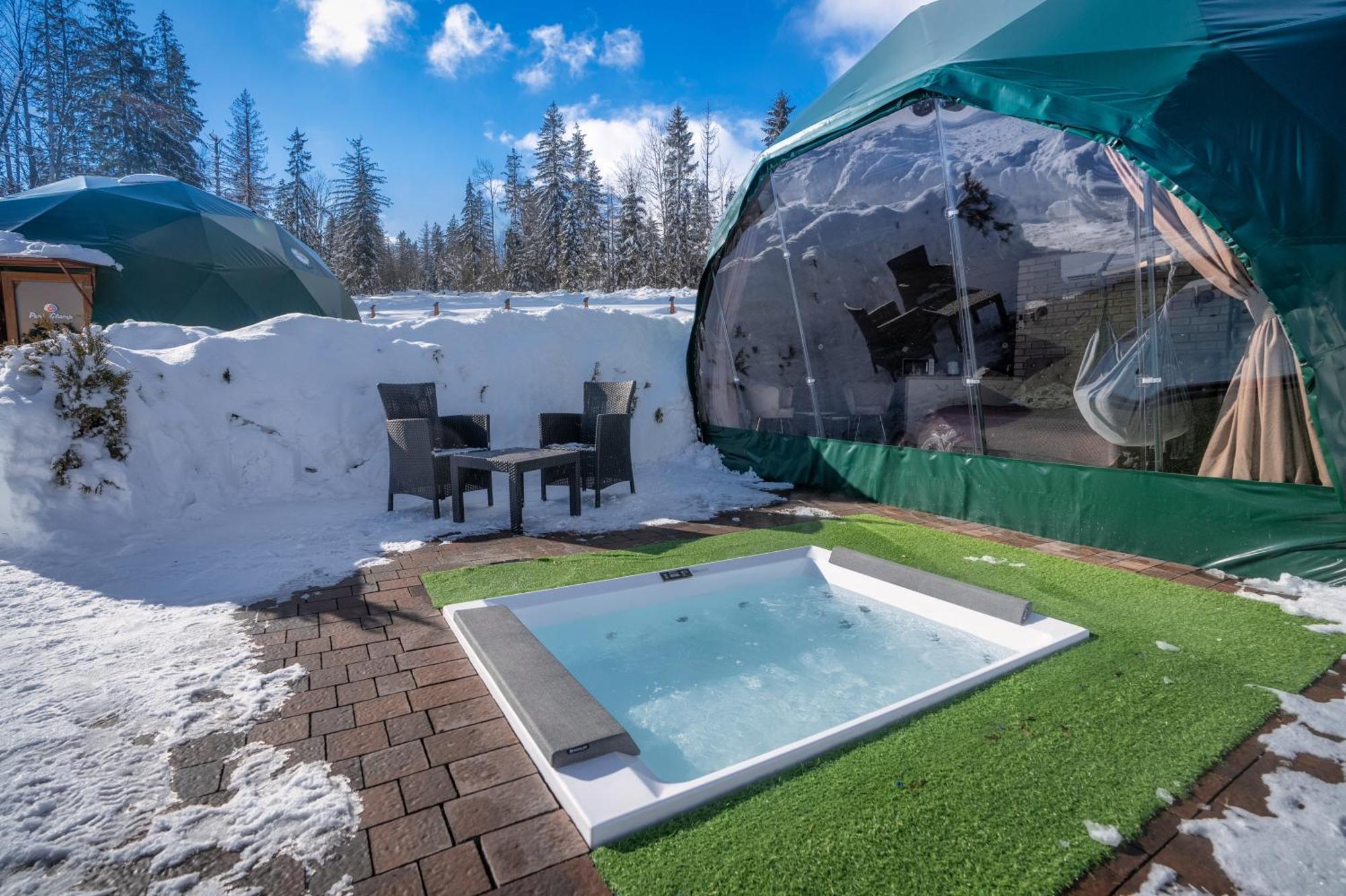 Peak Glamp & Jacuzzi Hotel Zakopane Ngoại thất bức ảnh