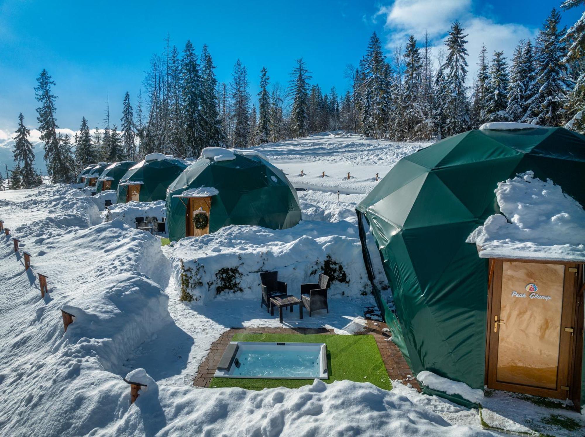 Peak Glamp & Jacuzzi Hotel Zakopane Ngoại thất bức ảnh